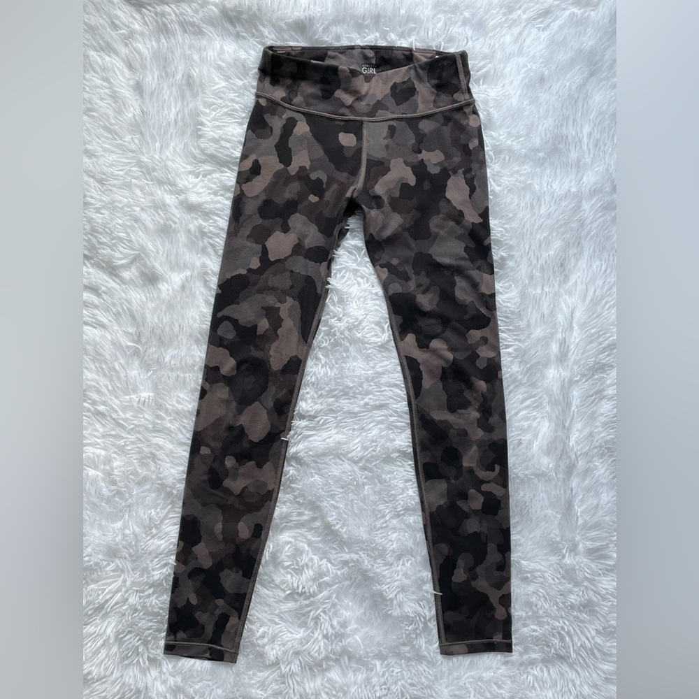Athleta Girl Camo Leggings Size 12